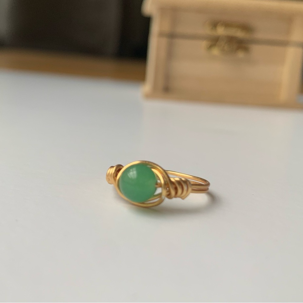 Jade Wire Ring